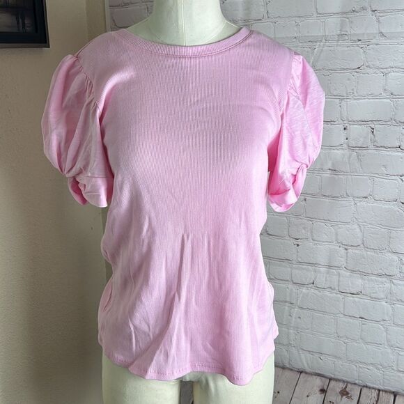 NWT VINCE CAMUTO PUFF SLEEVE TOP - Picture 3 of 9